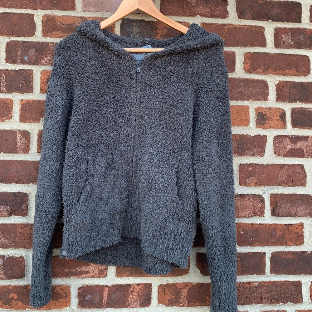 Barefoot Dreams Cozychic Relaxed Zip-Up Hoodie.